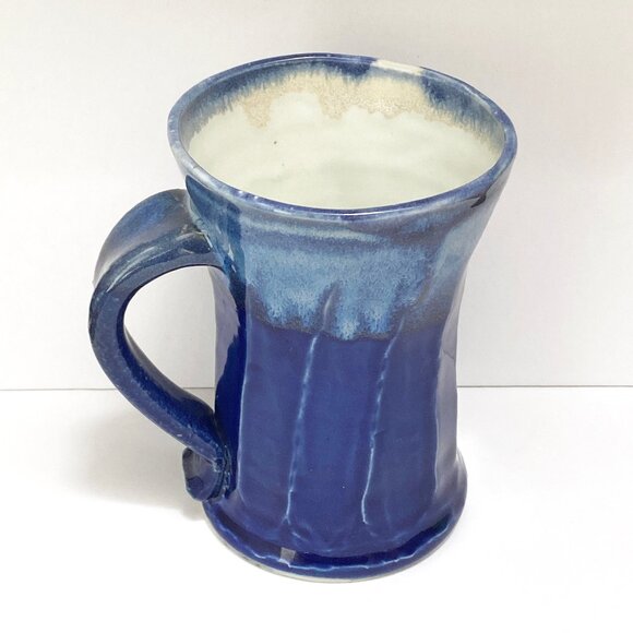 Adorable Little Studio Pottery Mug in Shades of Blue - Coffee Mug - Tea Mug - Picture 5 of 7